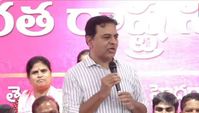 Serilingampalle: కేటీఆర్ సమక్షంలో బీఆర్ఎస్ పార్టీలో చేరిన కీలక కాంగ్రెస్ నేతలు