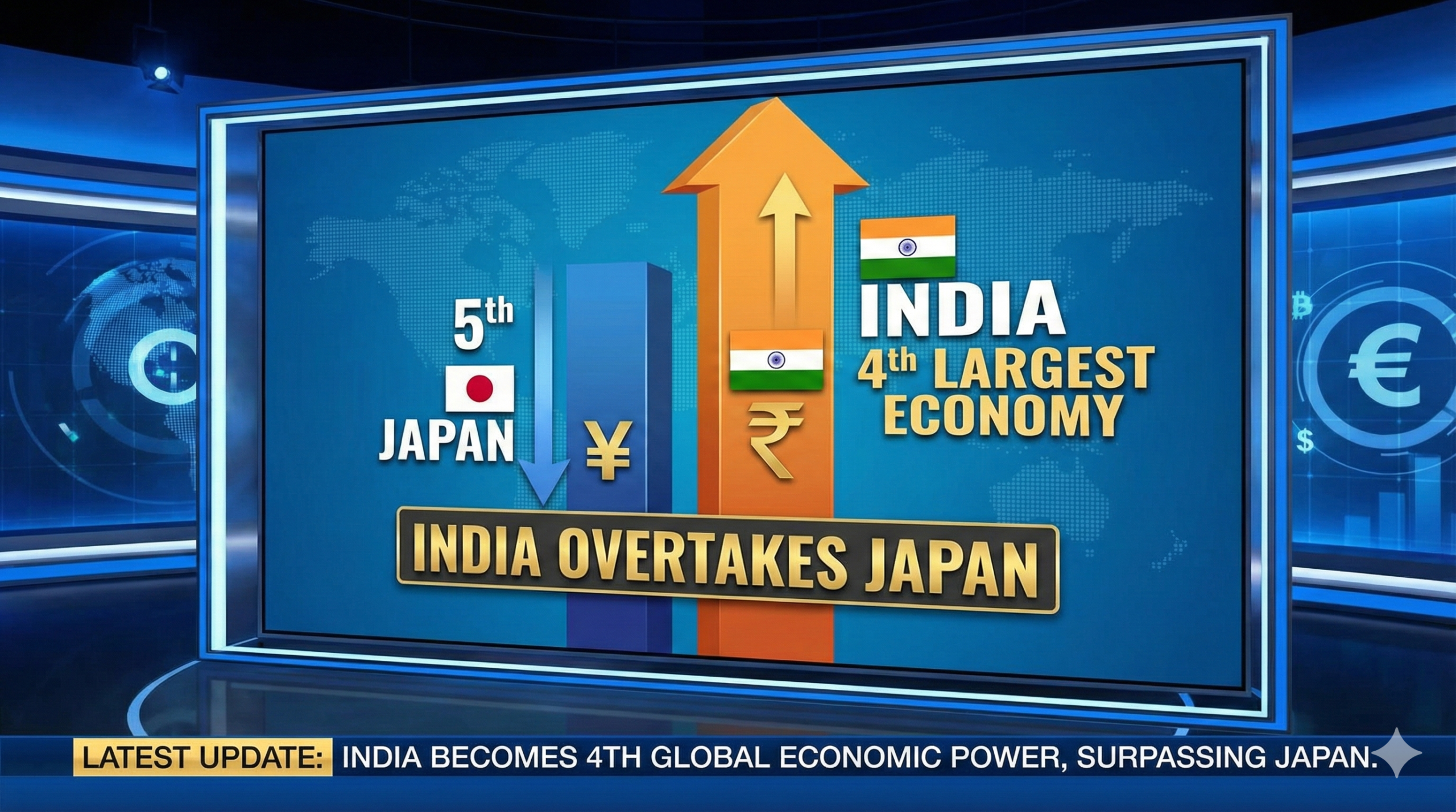 India 4th Largest Economy: నాలుగో అతిపెద్ద ఆర్థిక వ్యవస్థగా భారత్… జపాన్ ను వెనక్కి నెట్టి