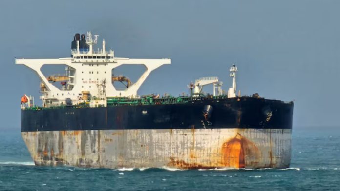 Russian-flagged oil tanker