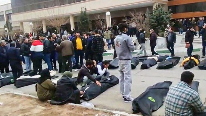 demonstrations across Iran