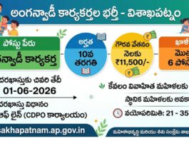 anganwadi jobs in visakhapatnam